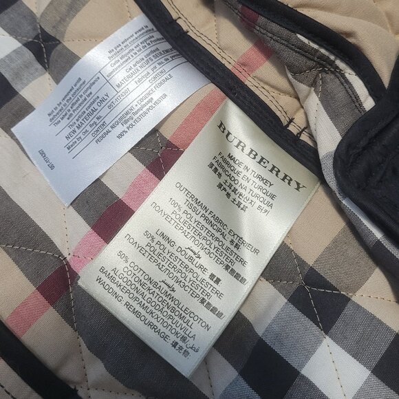 Women's Burberry Quilted Long Trench Coat - Picture 5 of 6